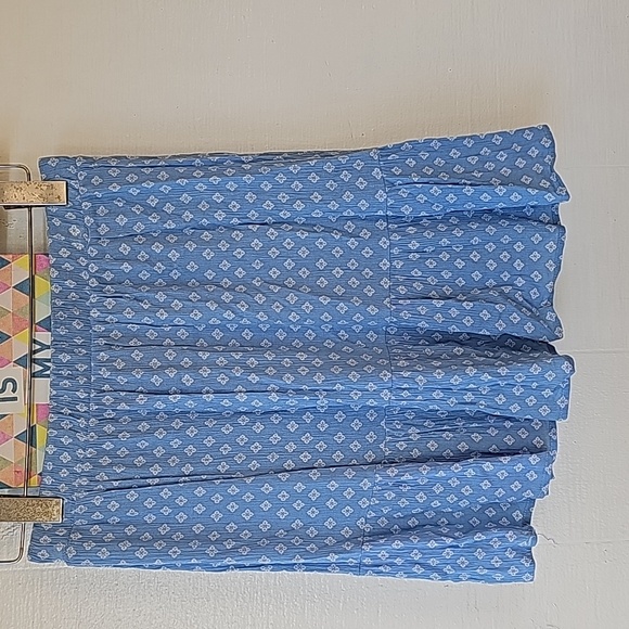 Papaya Mini Flowy Skirt Baby Blue Size Large - Picture 1 of 7